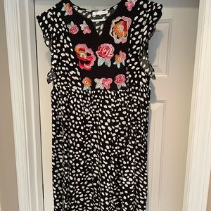 Mini multi color spring summer casual dress